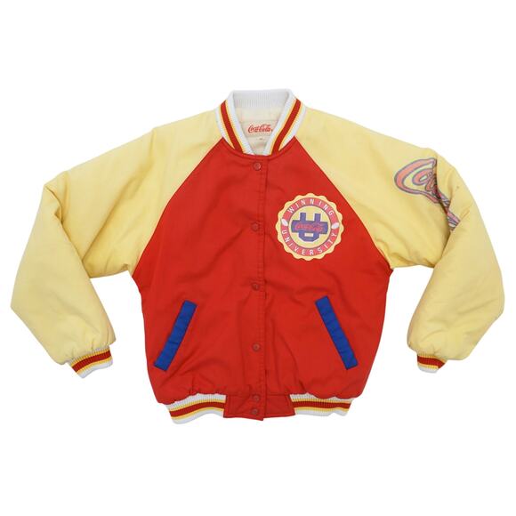 Vintage 80s Coca Cola Bomber Jacket Youth12 - Picture 1 of 8
